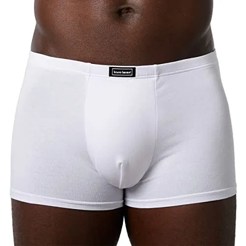 Bruno Banani Herren Hipshort Infinity Boxershorts, per Pack Weiß (Weiß 001), Small (Herstellergröße: S)