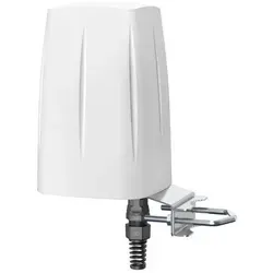 AM54S - QuSpot 5GLTE MIMO 4x4 Antenne - Omnidirektionale 5G-Außenantenne für LTE/5G-Modems, kompakte Bauweise mit Halterung für einfache Installation, ideal für stabile Verbindungen in verschiedenen Frequenzbereichen.