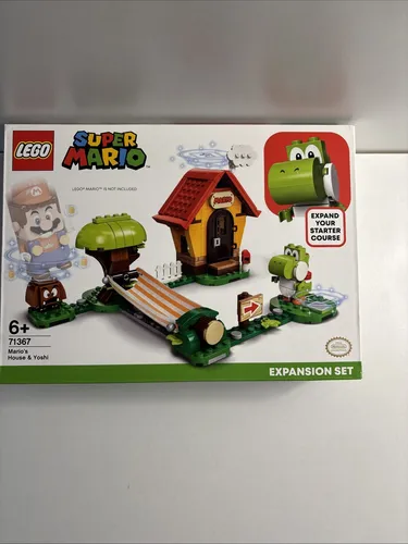 LEGO Super Mario 71367 - Marios Haus und Yoshi Erweiterungsset - LEGO (R) Komplette Sets & Packs, 205 Teile für kreatives Bauen und fantasievolle Abenteuer mit Mario und Yoshi, ideal für Kinder ab 6 Jahren.