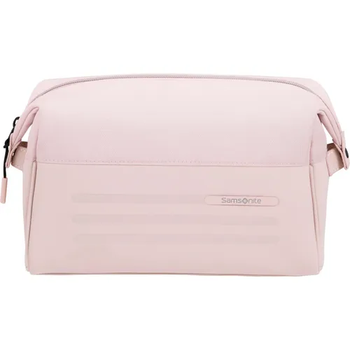Samsonite Kulturbeutel Stackd Toilet Pouch - Damen, 4L, rose - Kulturbeutel aus rPET und Kunstleder, umweltfreundlich und stilvoll. Ideal für Reisen, mit 4 Litern Volumen und kompakten Maßen von 26x15x11 cm.