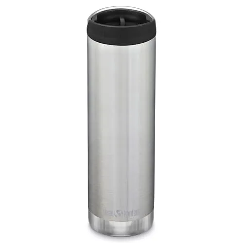 Klean Kanteen Edelstahl-Isolierflasche "TKWide VI" - 592 ml - Thermobehälter mit hervorragenden Isoliereigenschaften, große Öffnung für einfaches Befüllen und Reinigen, spülmaschinenfest und umweltfreundlich.