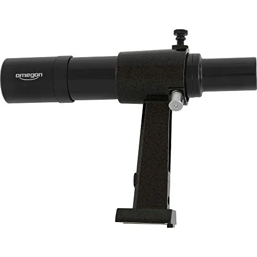 Omegon Sucherfernrohr 6x30 - Präzise Orientierung - Sucherfernrohr der Kategorie Sucherfernrohre mit 6x Vergrößerung und feinem Fadenkreuz für schnelle Zielorientierung. Es liefert ein klares Bild und ermöglicht die Sicht auf Deep-Sky Objekte.