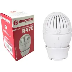 Giacomini R470 Thermostatkopf mit Flüssigkeitsfühler, Clip Clap, R470X001