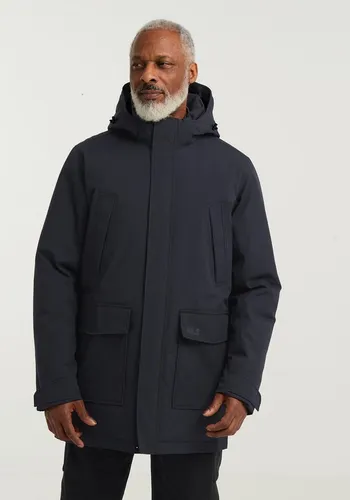 Jack Wolfskin Funktionsparka CANYON SHIELD PARKA M blau XXXL (60) - Funktionsjacke für Herren, atmungsaktiv, wasserdicht und winddicht dank TEXAPORE-Technologie – ideal für Outdoor-Aktivitäten bei jedem Wetter.