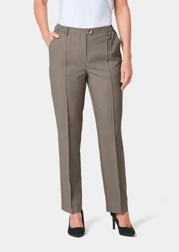 GOLDNER Stoffhose Knitterarme Hose Anna mit SilverFresh-Ausrüstung