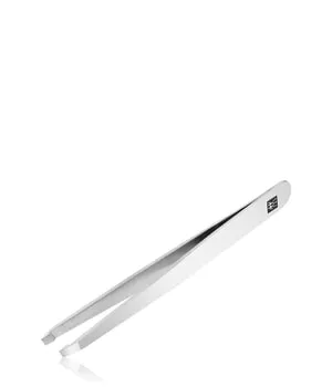 Zwilling Classic Schräge Pinzette 1 Stk - Pinzette aus rostfreiem Edelstahl, ideal zum präzisen Zupfen von Gesichtshaaren und Augenbrauen, korrosionsbeständig und langlebig.