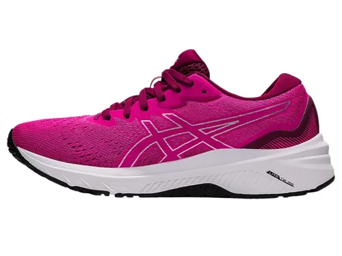 Asics Damen GT-1000 11 Sneaker - Dried Berry/Pink Glo, 37 EU - Laufschuhe mit atmungsaktivem Textil-Obermaterial und dämpfender Synthetik-Innensohle für optimalen Komfort beim Laufen.