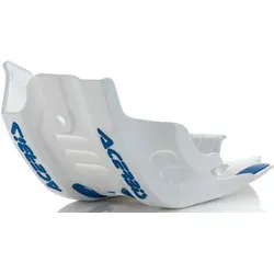 Acerbis Motorschutzplatte für Husqvarna/KTM - Weiß/Blau - Motorradzubehör mit erweiterten Schutzfunktionen für Motor und Rahmen. Ideal für Endurofahrer, inklusive Montagematerial und Anleitung.