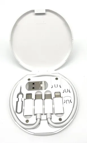 Adapter Set Lightning USB-C USB-A Micro USB Sim Karten Nadel Lade Daten Kabel