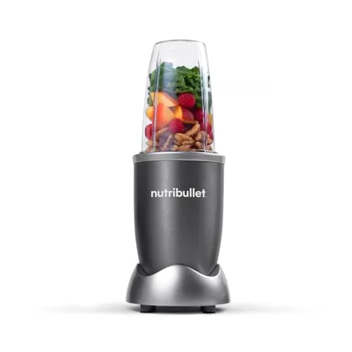 nutribullet Original Mini-Standmixer - Kompakter 600 W Mixer für cremige Smoothies in weniger als 60 Sekunden, leicht zu reinigen und ideal für gesunde Dips und Cocktails.