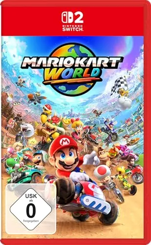 Mario Kart World für Nintendo Switch 2 - Nintendo Switch-Spiel mit neuen Tricks, Rennstrecken und bis zu 24 Spielern gleichzeitig – erlebe aufregende Rennen in einer offenen Welt!