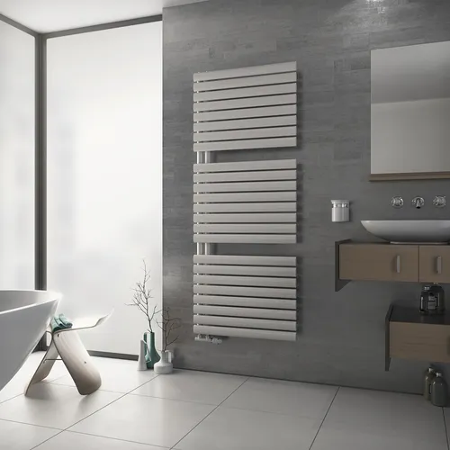 Ximax Fortuna-Open Designheizkörper 50 x 151,2 cm - Heizkörper mit offenem Design, ideal für moderne Bäder und effiziente Wärmeverteilung. Mit 50 mm Anschluss und eleganter weißer Oberfläche.
