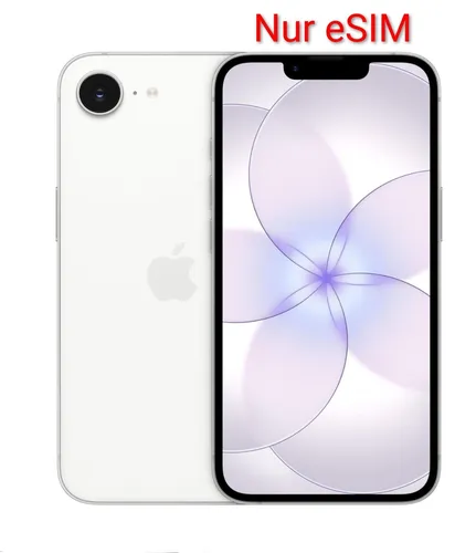 Apple iPhone 17e Weiß 256GB MHRW4ZD/A – Kompaktes Smartphone - Das Apple iPhone 17e in Weiß mit 256 GB bietet leistungsstarken A19 Prozessor für flüssige Nutzung. Das kompakte 6,1-Zoll-Design passt in jede Hosentasche und ermöglicht eine einfache Einhandbedienung.