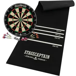 Stagecaptain DBS-1715 BullsEye Pro Dartscheibe Matte Set