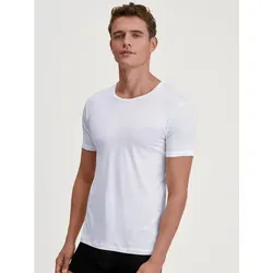 CALIDA T-Shirt Natural Cooling Rundhals - Klassisches Kurzarm-T-Shirt von Calida aus weichem, elastischem Material. Ideal für vielseitige Outfits, bietet es hohen Tragekomfort und einen bequemen Rundhalsausschnitt. Pflegeleicht und langlebig – ein Must-Have für jeden Kleiderschrank.