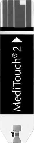 MediTouch 2 Blutzuckerteststreifen - Hochwertige Teststreifen für das Blutzuckermessgerät MediTouch 2, präzise Messwerte in mg/dL oder mmol/L und ideal für diabetische Selbstkontrolle.
