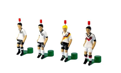TIPP-KICK WM Classics 4-Sterne-Edition - Spieler-Set mit 4 Top-Kickern, handgefertigt und ideal für Fußballfans und Sammler