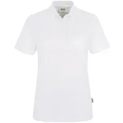 HAKRO Damen Polo-Shirt "Classic" - 110 - Weiß - Größe XS - Activewear-Poloshirt für Damen aus 100% Baumwolle, bewährt im Beruf und beliebt in der Freizeit, ideal für jeden Anlass.