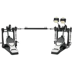 XDrum Pro Doppel Fußmaschine - Zubehör für Schlaginstrumente, mit 2 Pedalen und Doppelkettenzug für präzises Spiel und hohe Robustheit.