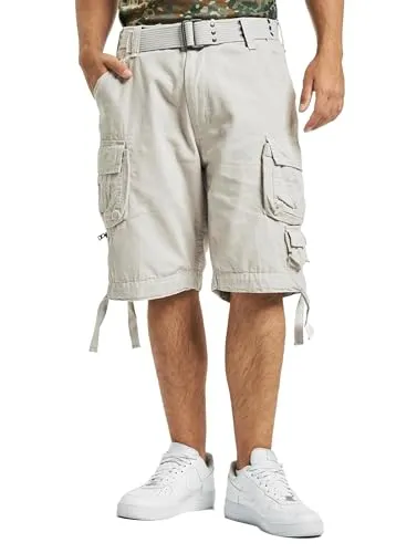 Brandit Savage Vintage Gladiator Short 5XL - Herren-Shorts mit weitem Bein und Gürtel, ideal für lässige Freizeitlooks und praktische Beintaschen für zusätzlichen Stauraum.