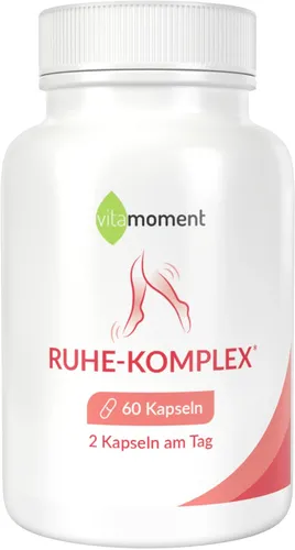 Ruhe-Komplex 60 Kapseln – Nährstoffmischung für Entspannung - Ruhe-Komplex von VitaMoment: Eine ausgewogene Nährstoffformel zur Unterstützung von Nerven und Wohlbefinden. Ideal für den stressigen Alltag – nur 2 Kapseln täglich für innere Ruhe und Balance.