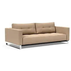 INNOVATION LIVING Schlafsofa Cassius Deluxe Excess Stoff Mocha