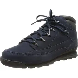 Timberland Euro Rock Mid Hiker Navy Nubuck - Blau, 11,5 - Stiefel aus umweltfreundlichem Better Leather mit gepolstertem Kragen für optimalen Tragekomfort. Ideal für Abenteuer und stylische Auftritte.