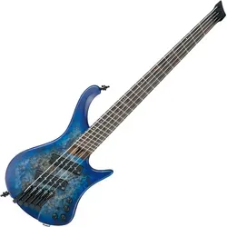 Ibanez EHB1505MS-PLF E-Bass Pacific Blue Burst - Hochwertiger E-Bass aus der EHB Workshop-Serie mit einzigartiger Maserung, inkl. Gigbag für sicheren Transport. Perfekt für Musiker, die Leistung und Stil kombinieren möchten.