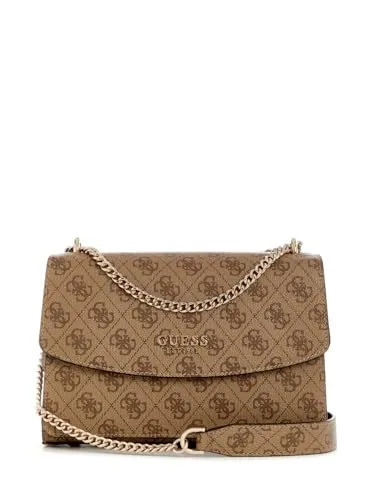 Guess Umhängetasche Calista aus Polyurethan - Elegante Umhängetasche aus robustem Polyurethan mit praktischem Magnetverschluss und geräumigem Innenfach. Ideal für stilbewusste Damen, die Funktionalität und Chic vereinen möchten.