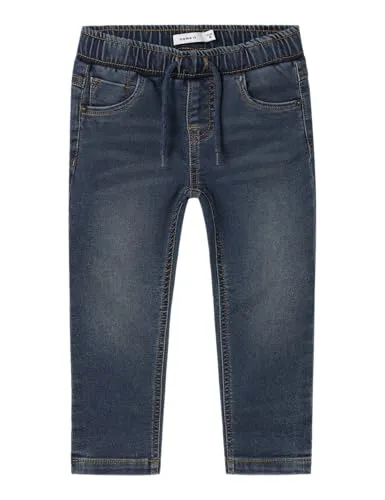 Name It Schlupfjeans NMMRYAN SLIM SWE JEANS 2472-TH NOOS in Blau 80 - Modische Schlupfjeans im Jogging Style für Kinder, mit elastischem Bund und verstellbarem Kordelzug für optimalen Sitz. Ideal für den täglichen Einsatz und bequemes Tragen.