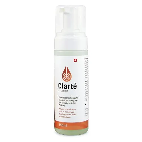 Clarte reine Haut - reinigt, desinfiziert gegen Pickel, Bakterien & Talg (150ml Clarté Hautreinigung)