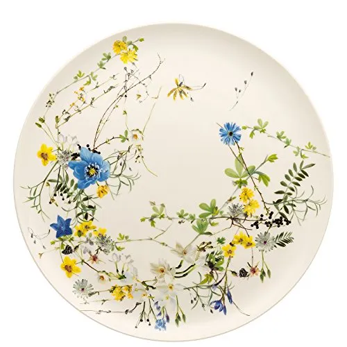 Rosenthal Speiseteller Brillance Fleurs des Alpes, 32 cm - Eleganter Speiseteller aus feinem Porzellan, inspiriert von den Farben der Alpen. Ideal für festliche Anlässe und als Teil einer stilvollen Tischdekoration.