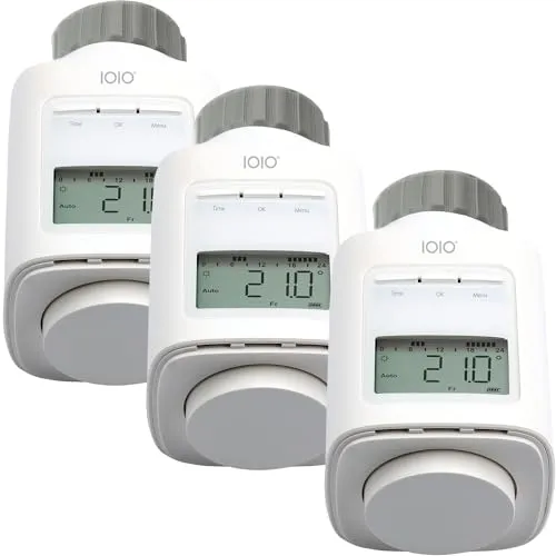 Stück IOIO Elektronisches Heizungsthermostat HT 2000/23 | Heizkosten sparen bis 30% | Einfache Installation | Individuell programmierbar | Heizkörperthermostat | Heizkörper Heizungsregler 3