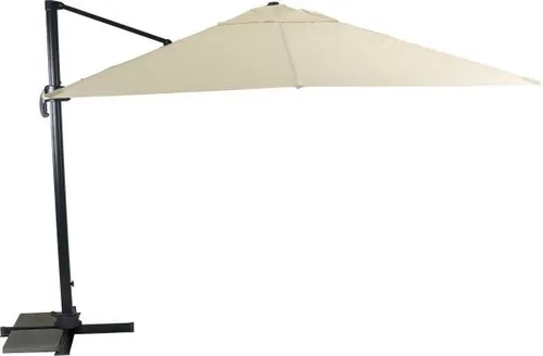 Primaster Ampelschirm Catania beige, 300 x 300 cm - Sonnenschirm mit elegantem Design, bietet perfekten Schatten und ist windstabil für entspannte Stunden im Freien.