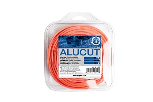 Mähfaden ALUCUT 1,6mm 15m Trimmerfaden rund Nylonfaden