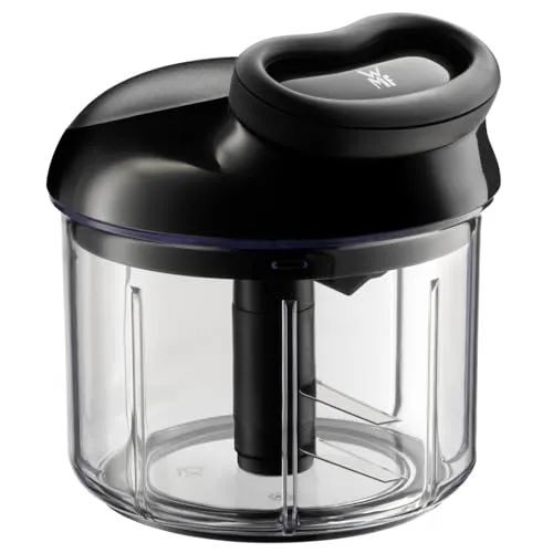 WMF Gourmet Gemüseschneider manuell - 900ml Multizerkleinerer mit Edelstahlklingen, ideal für schnelles Zerkleinern von Gemüse, Nüssen und Kräutern