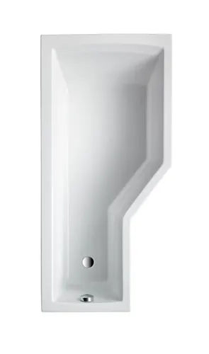 Badewanne Cello 150 cm x 75 cm x 55 cm Typ A - Sanitäranlagen & Zubehör – Eine Badeoase auf kleinstem Raum, ideal für komfortables Baden und Duschen in einem.