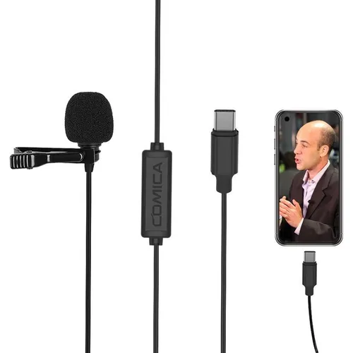 Comica CVM-V01SP (UC) Pin Microphone USB-C (2.5m) (16V01SPUC00000) (CVM-V01SP (UC))