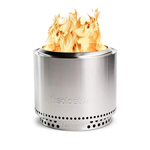 Solo Stove Bonfire + Stand 2.0 – Raucharme Feuerschale - Erlebe gemütliche Abende im Freien mit der raucharmen Bonfire Feuerschale! Tragbar, hitzebeständig und leicht zu reinigen dank entnehmbarer Auffangschale. Ideal für Garten, Camping und mehr!