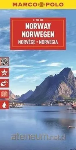 Mapa drogowa Norwegia 1 900 000 / MARCO POLO