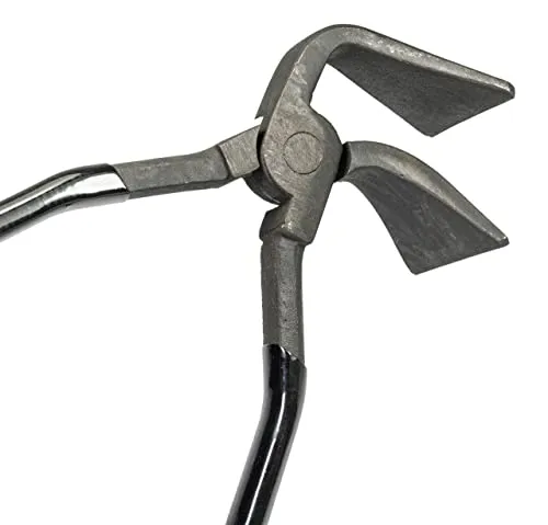 Falzzange 60 mm gebogen – Ideal für Dachdecker und Klempner - Spitzzangen mit 90° gebogener Form und 60 mm Maulbreite, perfekt für präzises Biegen von Blechen. Länge: ca. 280 mm, geschliffenes Maul für optimale Handhabung.