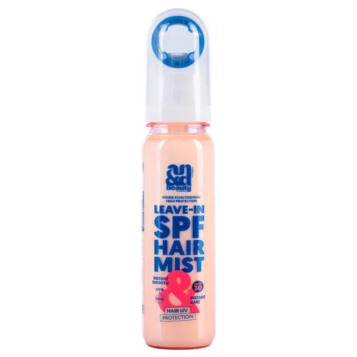 ANDbeauty SPF Hair Mist, Leave-In Haar Spray mit LSF 30, 2-Phasen Hitzeschutz & UV Schutz, Pflege für sonnengestresstes Haar, gegen Salz & Chlor, leicht & nicht fettend, 100ml