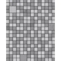 EDEM 1033-16 Küchen Bad Tapete Geometrisch Metallic Effekt Silber Platin 0,53 m x 10,05 m 5,33 m2 Silber
