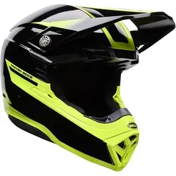 Bell Moto-10 Mips Fade Motocrosshelm - Schwarz/Neon-Gelb - Größe M - Der Bell Moto-10 Mips Helm bietet maximalen Schutz und Komfort. Mit innovativer Mips-Technologie und hervorragender Belüftung sorgt er für ein optimales Fahrerlebnis auf jedem Terrain.