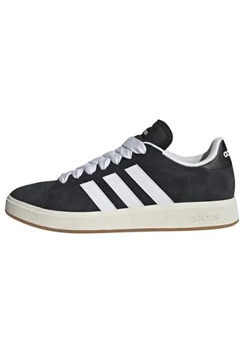 adidas Herren Grand Court Base 00s Schuhe - Herren-Sneaker mit regulärer Passform, aus Wildleder und Gummi-Cupsohle, ideal für nachhaltigen Style dank 20% recycelten Materialien.