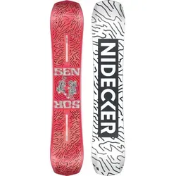 NIDECKER SENSOR WIDE 2nd Snowboard 2026 - 159W - Ideal für Park und Powder: Das NIDECKER SENSOR WIDE 2nd Snowboard bietet dank True Twin Shape und CamRock-Profil vielseitige Fahreigenschaften. Perfekt für Fortschritte beim Freestylen und sicheres Fahren in unberührtem Schnee.