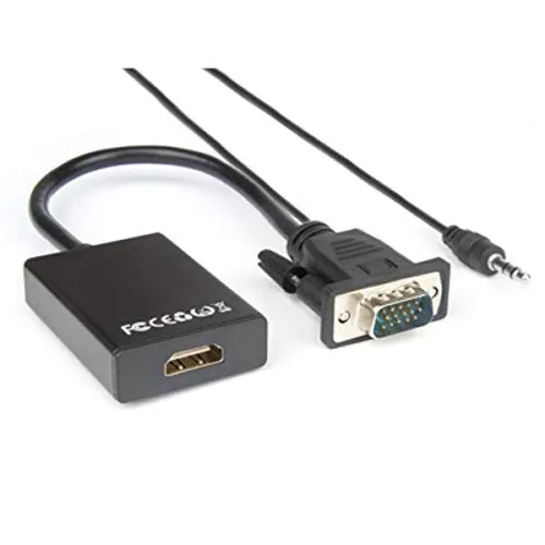 Cavo Video Vga A Hdmi F Jack 3.5Mm NEU