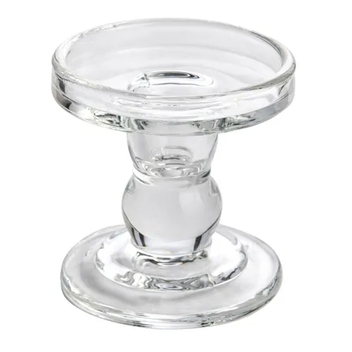 SANDRA RICH DUAL Kerzenhalter Kerzenleuchter für Spitz- und Stumpenkerzen 8,5 cm