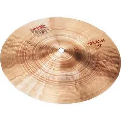Paiste 2002 Splash 10" - Dynamischer Sound für Rock und Pop - Becken, 10" Größe, handgehämmert aus CuSn8 Bronze, ideal für energiegeladene Musikstile mit brillanter Klangqualität.