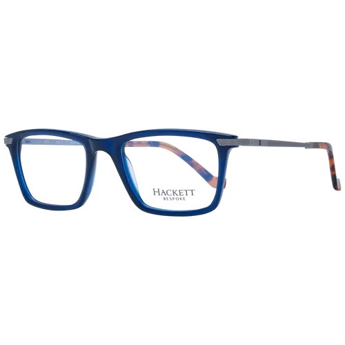 Hackett Bespoke Brille HEB269 608 50 Herren Blau - Brillenfassungen für Herren mit Blaufilter, ideal zum Schutz der Augen vor digitalem Licht. Stilvoller rechteckiger Rahmen aus hochwertigem Azetat.
